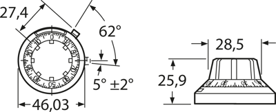 RB BI Technologies Adjustment Knobs Image 2