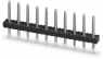 Pin header, 17 pole, pitch 3.5 mm, straight, black, 1945245