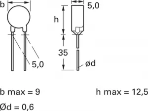 B59870C0160A070 EPCOS PTC Thermistors