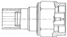 N plug 50 Ω, LMR-400, Belden 8214, Belden 9913, crimp connection, straight, 082-340-1054