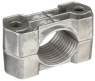 Cable clamp, max. bundle Ø 120 mm, aluminum, metal, (L x W x H) 186 x 50 x 128 mm