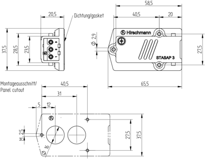 932514106 Hirschmann Automation and Control Device Connectors Image 2