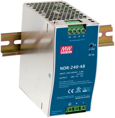 NDR-240-24 MEAN WELL DIN Rail Power Supplies