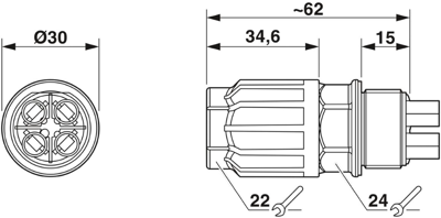 1424004 Phoenix Contact Other Circular Connectors Image 2