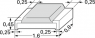 Resistor, thick film, SMD 0603 (1608), 2.2 MΩ, 0.1 W, ±5 %, RC0603JR-072M2L