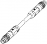 Sensor actuator cable, M8-cable plug, straight to M8-cable plug, straight, 4 pole, 10 m, PVC, gray, 21347373466100