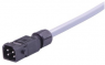 Connection line, 1 m, plug, 3 pole + PE straight to open end, 2.5 mm², 33500400201010