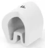 PVC cable maker, imprint "A", (L) 4.5 mm, max. bundle Ø 2 mm, white, EC4993-000