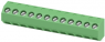 PCB terminal, 12 pole, pitch 5.08 mm, AWG 26-16, 12 A, screw connection, green, 1877588