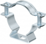 Spacer clamp, max. bundle Ø 44 mm, steel, galvanized, (L x W) 73 x 16 mm