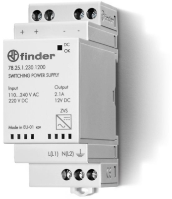 78.25.1.230.1200 Finder DIN Rail Power Supplies