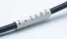 Polyvinyl fluoride cable maker, imprint "L", (L x W x H) 4.75 x 4.5 x 6.3 mm, max. bundle Ø 6.3 mm, white, EC1058-000