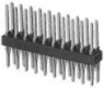 Pin header, 16 pole, pitch 2.54 mm, straight, black, 103542-7