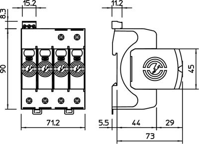 5093518 OBO Bettermann Overvoltage Protection Image 2