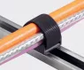 Velcro strap base, max. bundle Ø 35 mm, polyamide, glass fiber reinforced, (L x W) 180 x 10 mm