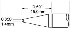 SCV-CNL14 METCAL Soldering tips, desoldering tips and hot air nozzles Image 3