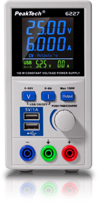 P 6227 PeakTech Bench Power Supplies and Loads Image 1