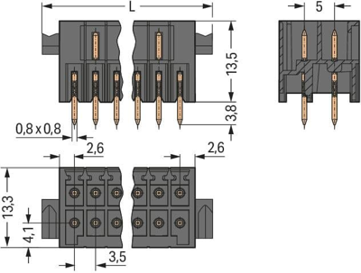 713-1402/037-000 WAGO PCB Connection Systems Image 2