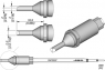 Soldering tip, Round, Ø 3 mm, (T x W) 2 x 16.9 mm, R470037