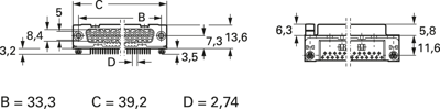 3-338169-2 AMP D-Sub Connectors Image 2