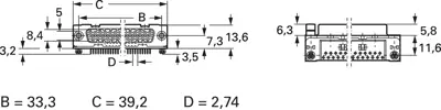 8-338169-2 AMP D-Sub Connectors Image 2