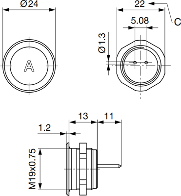 1241.3123 SCHURTER Piezo Switches Image 2