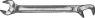 Open-end wrenche, 11 mm, 15°, 75°, 116 mm, 27 g, Chromium alloy steel, 40061111-