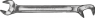 Open-end wrenche, 4 mm, 15°, 75°, 70 mm, 5 g, Chromium alloy steel, 40060404-
