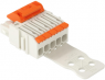 1-wire female connector, 5 pole, pitch 3.5 mm, straight, light gray, 2734-1105/328-000/334-000