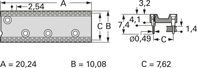 901-2-016-3-B1STF-XT0A02 MPE-GARRY Semiconductor Sockets, Holders Image 2