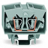 Miniature terminal block, spring-clamp connection, 0.08-2.5 mm², 1 pole, 24 A, 8 kV, orange, 264-726