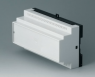 Polyphenylene oxide/polycarbonate DIN rail enclosure, (L x W x H) 82.4 x 151.2 x 86 mm, light gray/black, B6505110