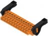 Socket header, 12 pole, pitch 3.81 mm, straight, orange, 2442410000