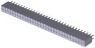 Socket header, 64 pole, pitch 2.54 mm, straight, black, 3-534206-2