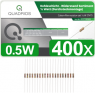 Quadrios resistors set 400 pcs 5% 0.5W, Carbon film, axial leaded