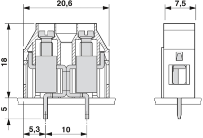 1780536 Phoenix Contact PCB Terminal Blocks Image 2