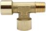 T-piece, inside/inside/outside, G/R 1, SW 30, plain brass