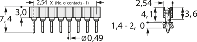 006-1-020-D-K1STH-XS0 MPE-GARRY Semiconductor Sockets, Holders Image 2