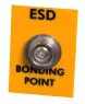 BK0599005 ESD PROTECT Earthing cables, Earthing boxes, Snap fasteners