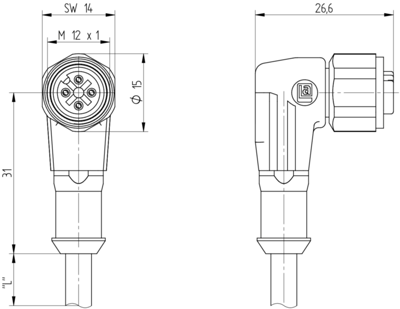 107039 Lumberg Automation Sensor-Actuator Cables Image 2