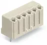 Female connector, 3 pole, pitch 5 mm, straight, light gray, 2092-1303/200-000