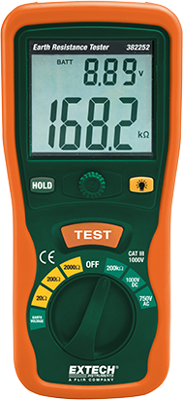 382252 Extech Electric Installation and Insulation Testers