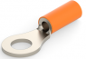 Uninsulated ring cable lug, 0.326-1.31 mm², AWG 22 to 16, 4.34 mm, M4, metal