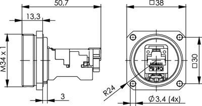 100007379 Telegärtner Modular Connectors Image 2