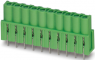 Socket header, 3 pole, pitch 5.08 mm, straight, green, 1943548