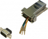 Adapter, D-Sub plug, 9 pole to RJ45 socket, 10121111