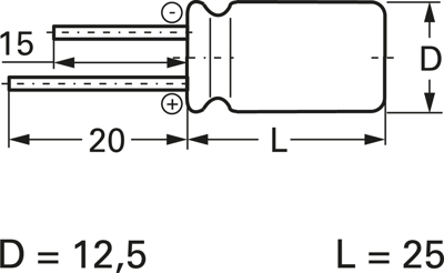 E-RY3008 Frolyt Electrolytic Capacitors Image 2