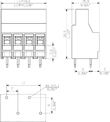 1356930000 Weidmüller PCB Terminal Blocks Image 4