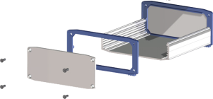 Coloured sealing frame X30-110, RAL 9005/80 Shore