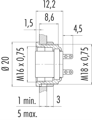 09 0474 09 08 binder Other Circular Connectors Image 2